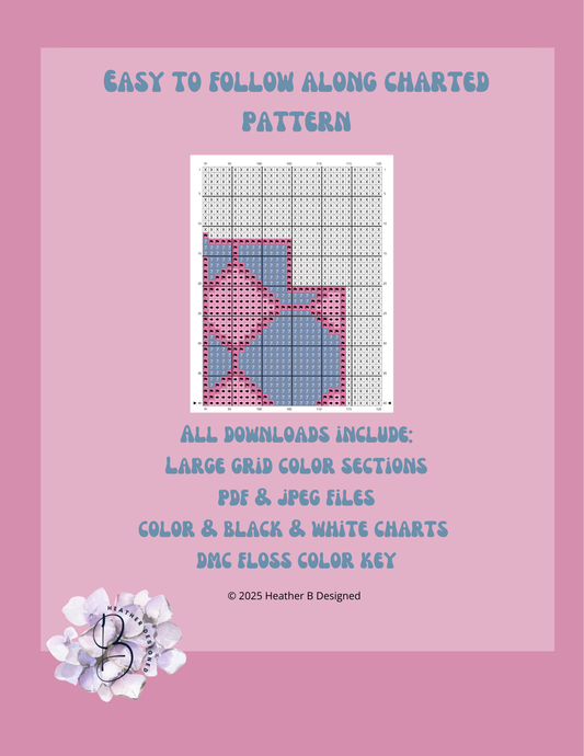 Resting Bitch Face Digital Needlepoint Chart | Digital Stitch Chart PDF for Needlepoint Canvas