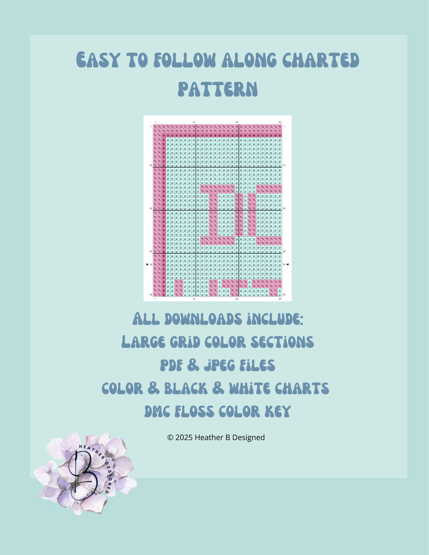 Don’t Fuck With My Kids Digital Needlepoint Chart | Digital Stitch Chart PDF for Needlepoint Canvas
